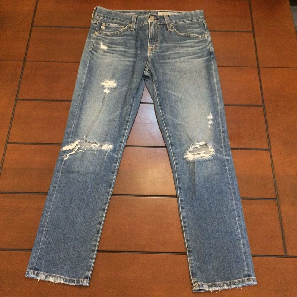 AG Adriano Goldschmied the ex-boyfriend slim slouchy slim size 25r